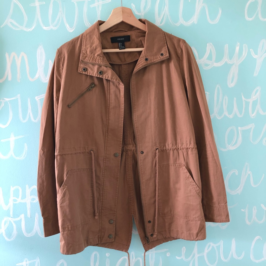 Camel Utility Jacket Euc